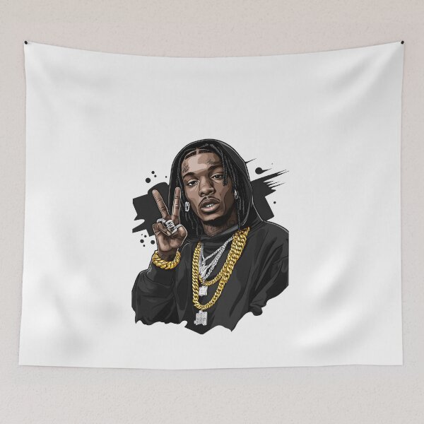 Item preview, Gold Chains & Peace - Street Rapper designed and sold by Ragil-Studio.