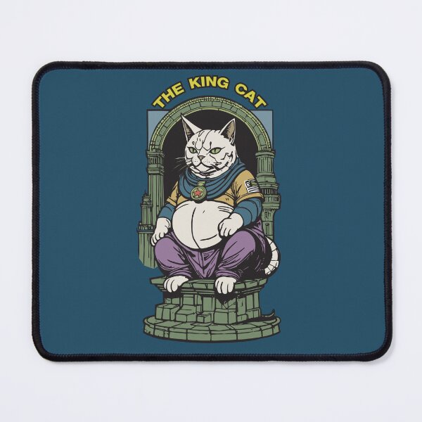 Item preview, The King CST – Regal Feline Throne Art designed and sold by rachata444.