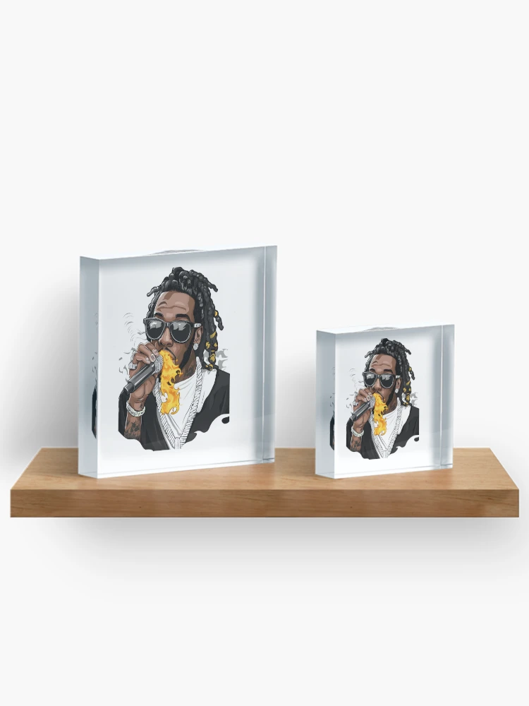 Thumbnail 3 of 5, Acrylic Block, Fire Spitting Rapper designed and sold by Ragil-Studio.