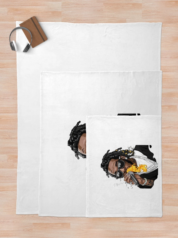 Thumbnail 5 of 6, Throw Blanket, Fire Spitting Rapper designed and sold by Ragil-Studio.