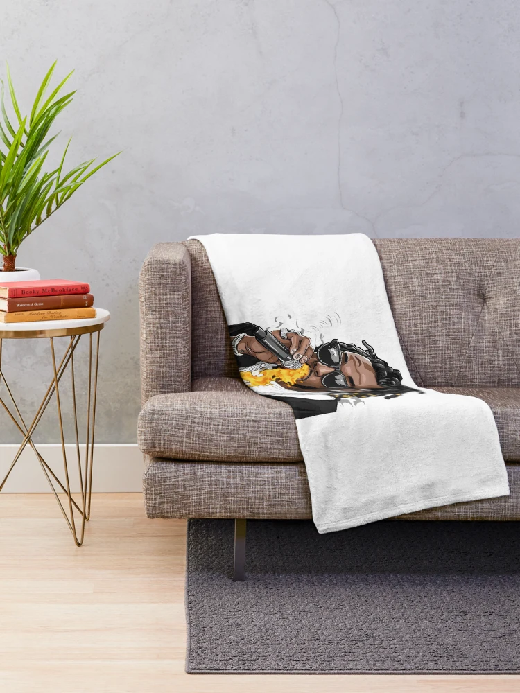 Thumbnail 2 of 6, Throw Blanket, Fire Spitting Rapper designed and sold by Ragil-Studio.