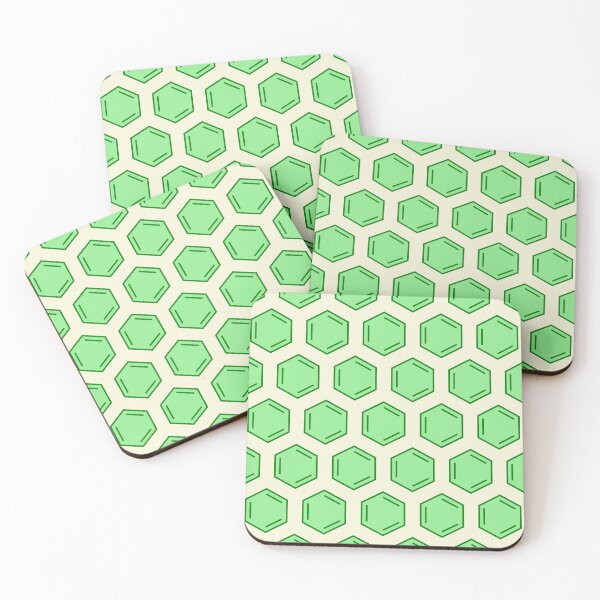 Item preview, Large Green Benzene Pattern designed and sold by chrysalistw.