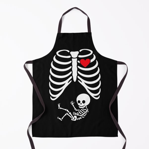 Item preview, Skeleton Love: Baby in the Ribcage" – Gothic Anatomy Heart Design designed and sold by ZingZone.