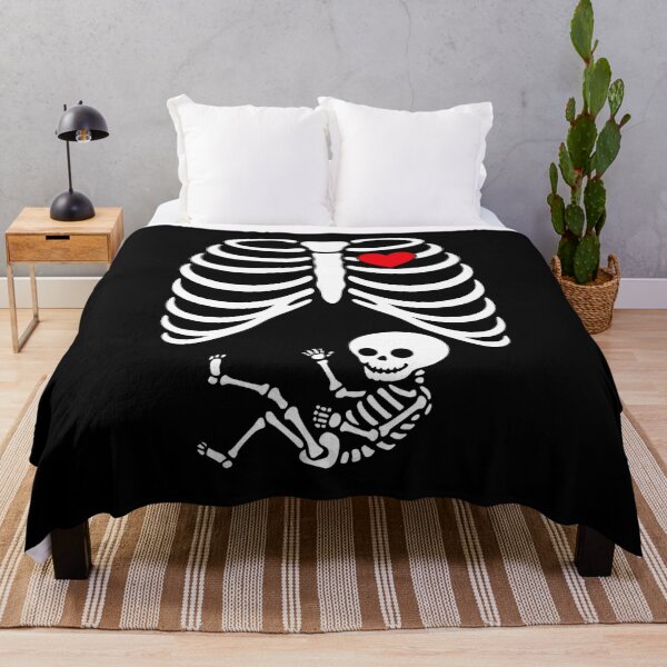 Item preview, Skeleton Love: Baby in the Ribcage" – Gothic Anatomy Heart Design designed and sold by ZingZone.