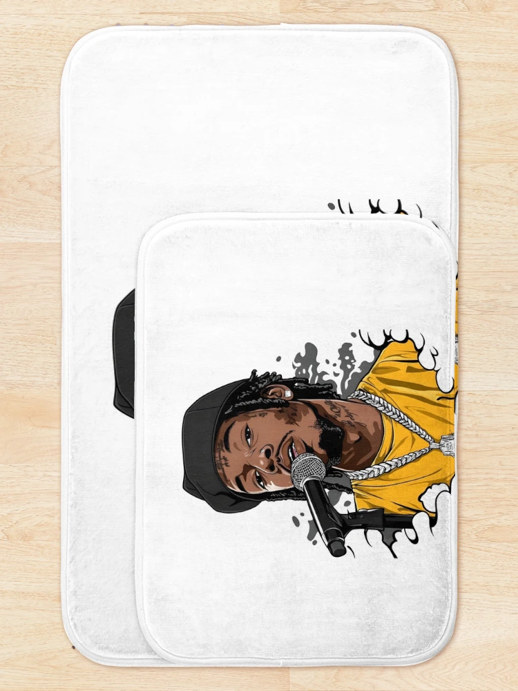 Thumbnail 5 of 6, Bath Mat, Action Rapper - Soundwave Vibes designed and sold by Ragil-Studio.