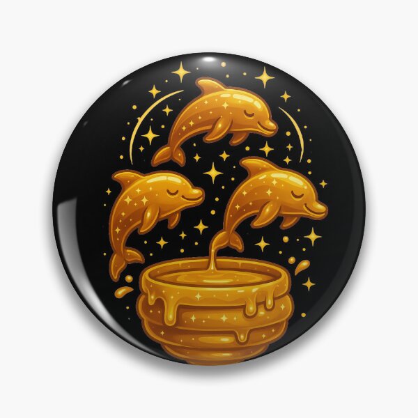 Item preview, Honey-Star Dolphins Celestial designed and sold by ezsketch25.
