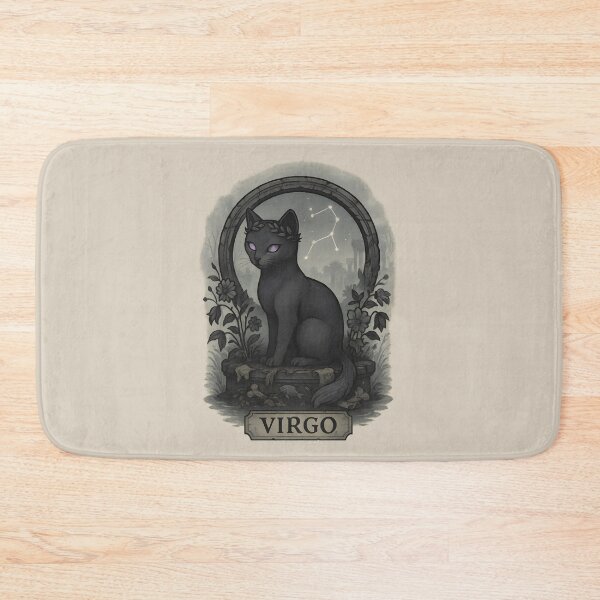 Item preview, Gothic Virgo Cat in Stone Garden designed and sold by Ironicdoll.
