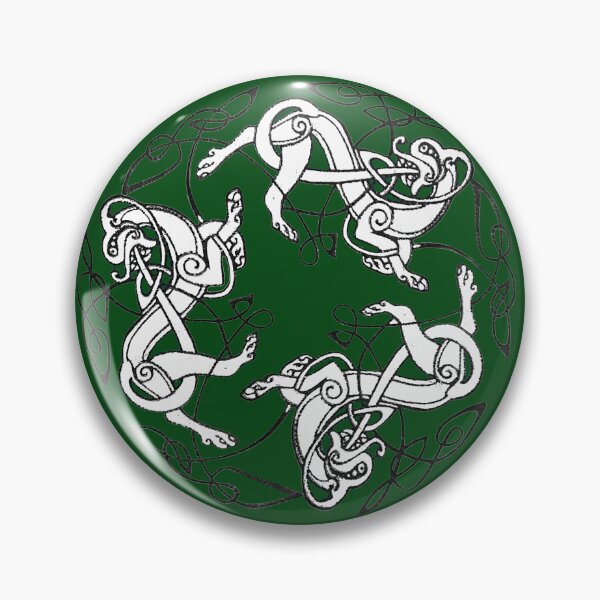 Item preview, Dogs of Dál Riata (white/green) designed and sold by Murph's Images.