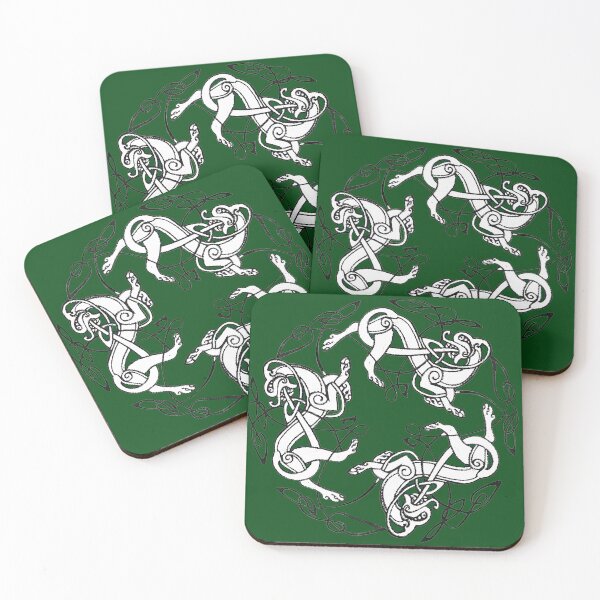 Item preview, Dogs of Dál Riata (white/green) designed and sold by Murph's Images.