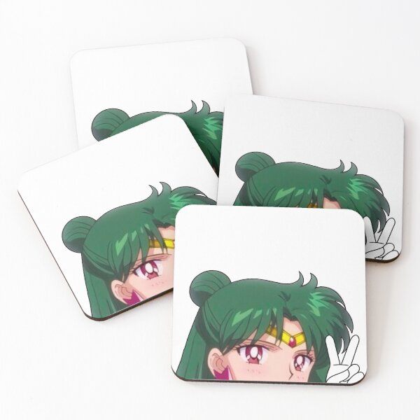 Item preview, Sailor Scout Sailor Pluto Peace Sign Peeker Version 2 designed and sold by 2CRE8IVE4925.