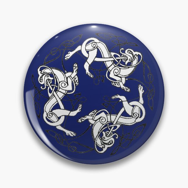 Item preview, Dogs of Dál Riata (white/blue) designed and sold by Murph's Images.