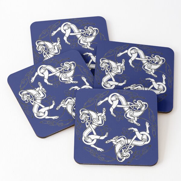 Item preview, Dogs of Dál Riata (white/blue) designed and sold by Murph's Images.
