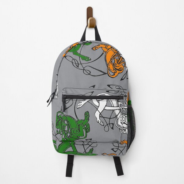 Item preview, Dogs of Dál Riata (green white and orange) designed and sold by Murph's Images.
