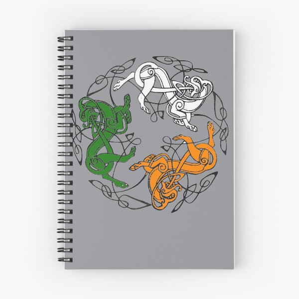Item preview, Dogs of Dál Riata (green white and orange) designed and sold by Murph's Images.