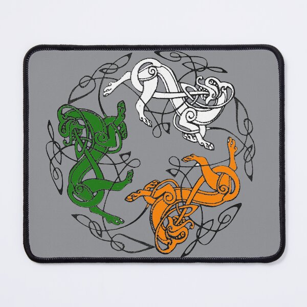 Item preview, Dogs of Dál Riata (green white and orange) designed and sold by Murph's Images.