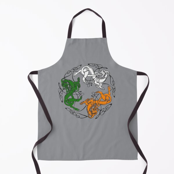 Item preview, Dogs of Dál Riata (green white and orange) designed and sold by Murph's Images.
