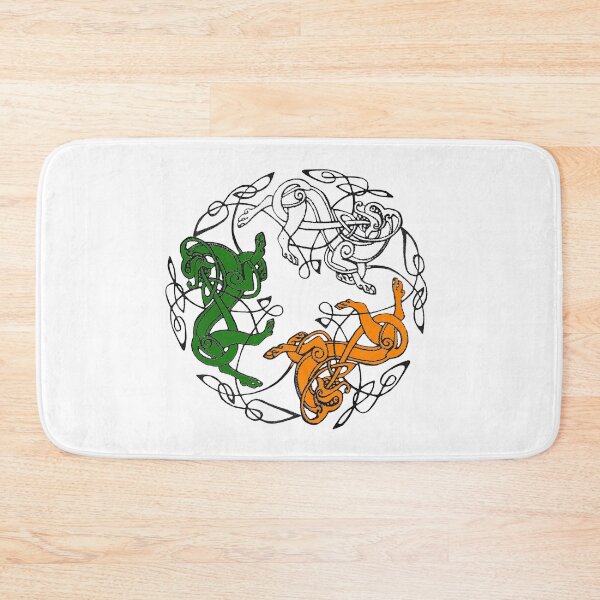Item preview, Dogs of Dál Riata (green white and orange) designed and sold by Murph's Images.