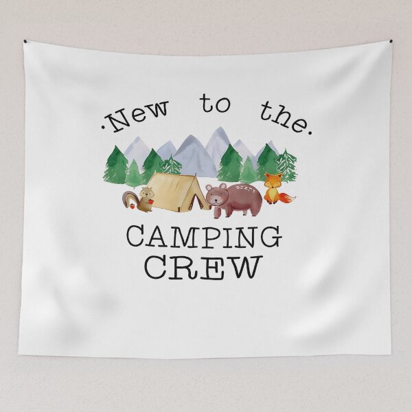 Item preview, New To The Camping Crew Cute Outdoor Adventure Camping Adventure designed and sold by XuanhieuBp.