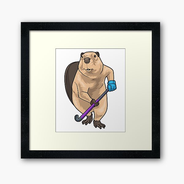 Item preview, Bâton de hockey sur gazon Beaver Field designed and sold by Snabdesign84.