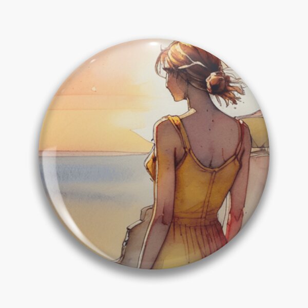 Item preview, Lady And The Sunset designed and sold by NoraRoseArts.