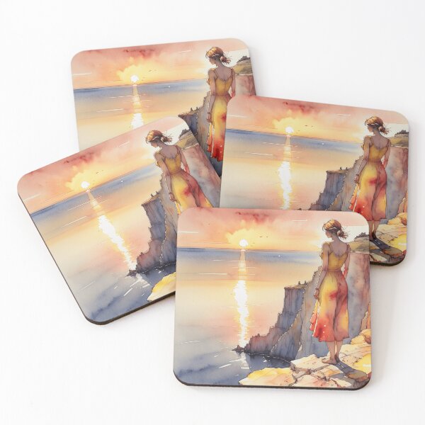 Item preview, Lady And The Sunset designed and sold by NoraRoseArts.