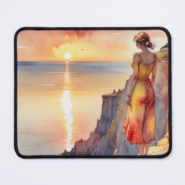 Item preview, Lady And The Sunset designed and sold by NoraRoseArts.