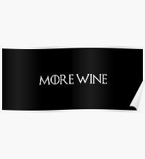 Cersei Lannister - More Wine Poster