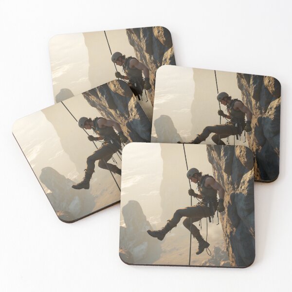 Item preview, Stay Calm, Move Mindfully: Conquer Your Cliffs; Climbing Down: The Path of Courage designed and sold by Creative-RE.