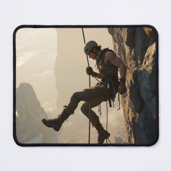 Item preview, Stay Calm, Move Mindfully: Conquer Your Cliffs; Climbing Down: The Path of Courage designed and sold by Creative-RE.