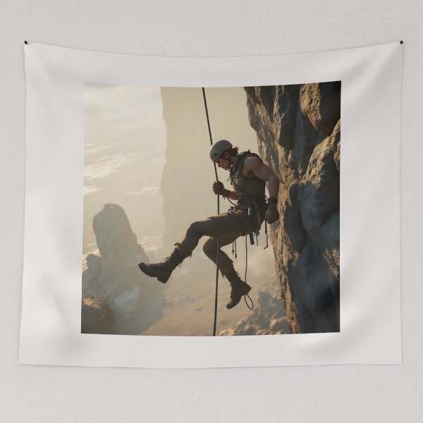 Item preview, Stay Calm, Move Mindfully: Conquer Your Cliffs; Climbing Down: The Path of Courage designed and sold by Creative-RE.