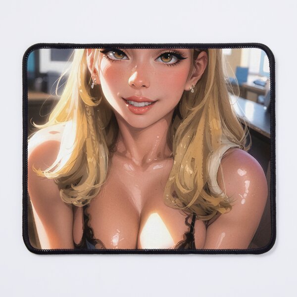 Item preview, Stylized office shot of a young woman in embellished lingerie designed and sold by Sascha-Heiko.