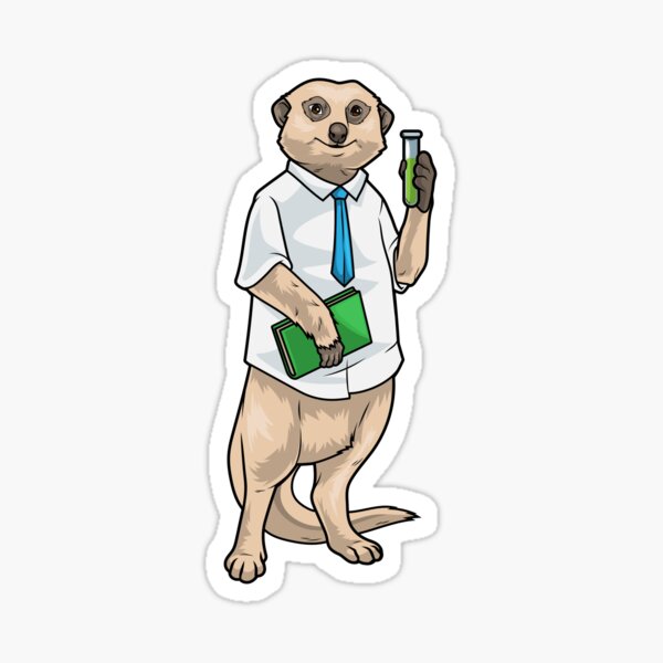 Item preview, Meerkat Chemistry Teacher Test tube designed and sold by Snabdesign84.