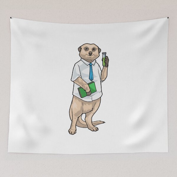 Item preview, Meerkat Chemistry Teacher Test tube designed and sold by Snabdesign84.
