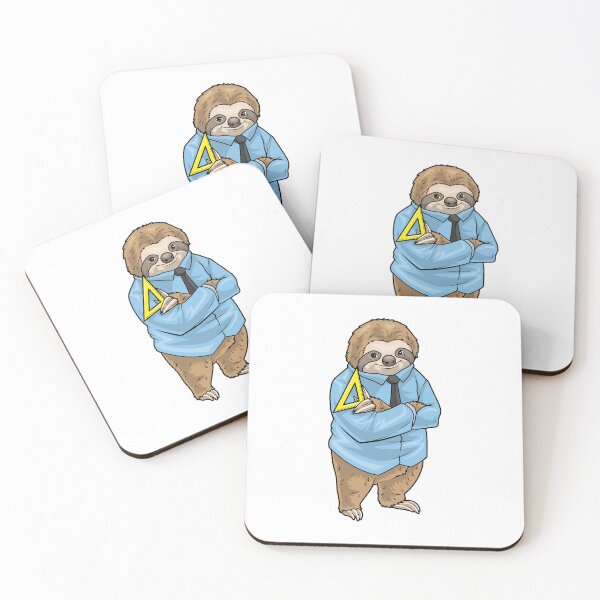 Item preview, Sloth Math Teacher Set square designed and sold by Snabdesign84.