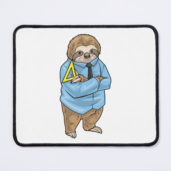 Item preview, Sloth Math Teacher Set square designed and sold by Snabdesign84.