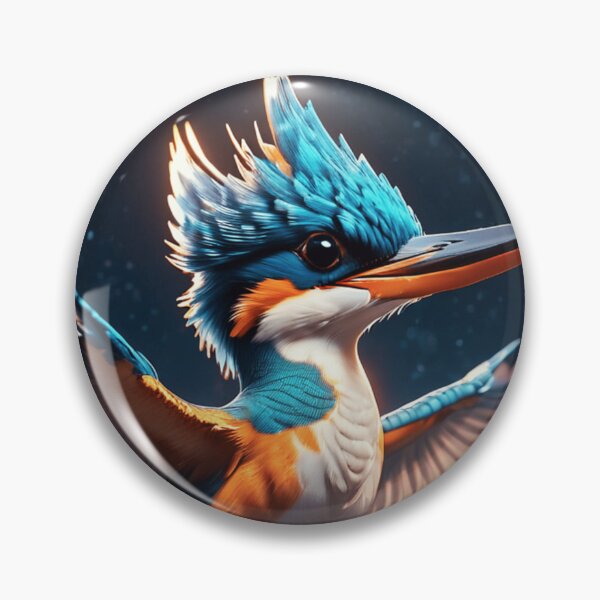 Item preview, The Kingerfisher by Night designed and sold by NoraRoseArts.