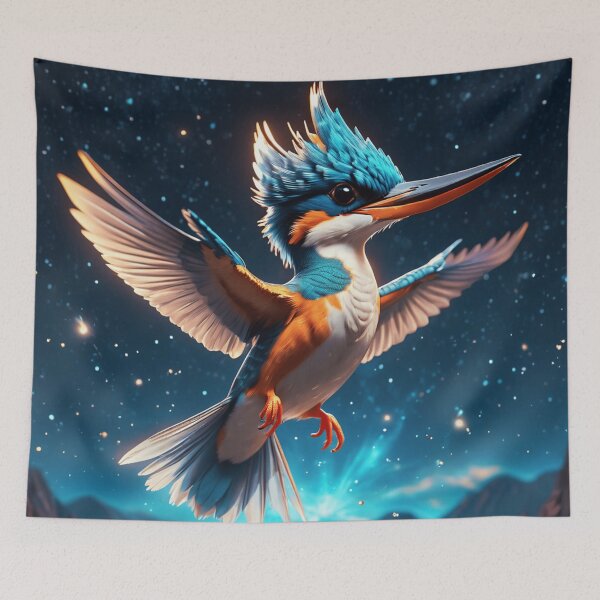 Item preview, The Kingerfisher by Night designed and sold by NoraRoseArts.