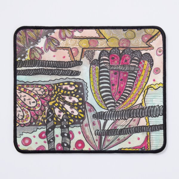 Item preview, Haos Flower – Messy Abstract Flower Drawing designed and sold by ColorWander.