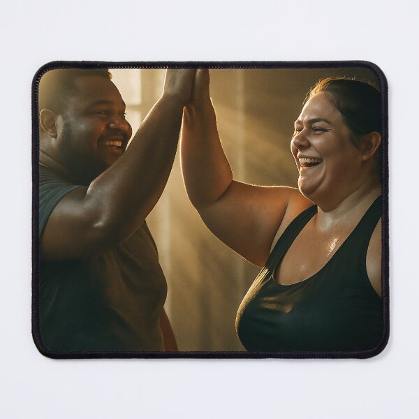 Item preview, Happy Workout Partners Celebrating with High Five designed and sold by soulofalion.