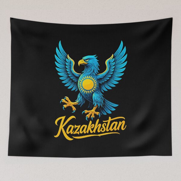 Item preview, Kazakhstan eagle flag flag cool gift designed and sold by Pineapple-Tree.