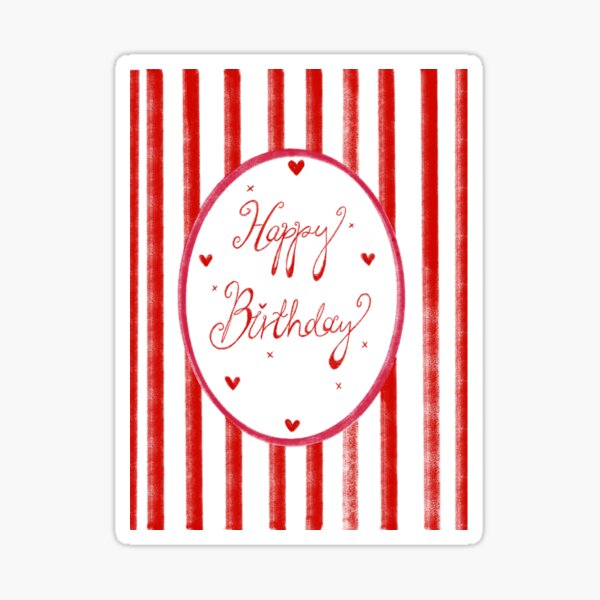 Item preview, Happy birthday card designed and sold by tuliptulipp.
