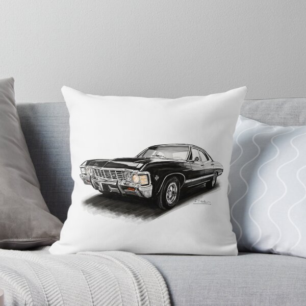 Artikelvorschau, 1967er Chev Impala in Schwarz wie der in Supernatural. entworfen und verkauft von Francohanekom.