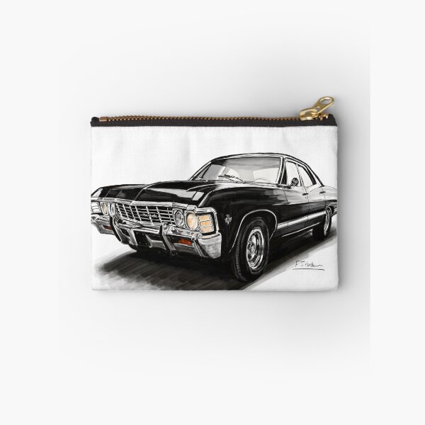 Aperçu de l'œuvre Chev Impala 1967 en noir comme celle de Supernatural. créée et vendue par Francohanekom.