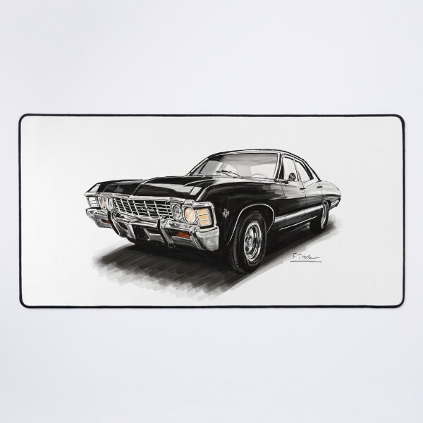 Item preview, 1967 Chev Impala in black like the one in Supernatural. designed and sold by Francohanekom.