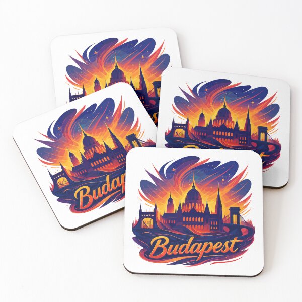 Item preview, Budapest Capital Hungary Silhouette Gift designed and sold by Pineapple-Tree.