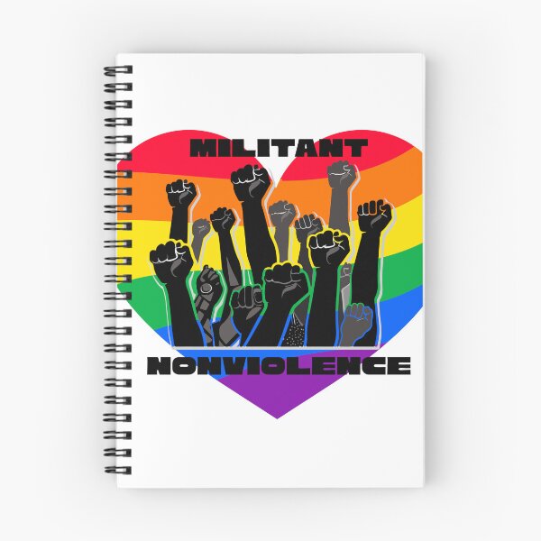 Item preview, Militant Nonviolence designed and sold by CheekyGrace.