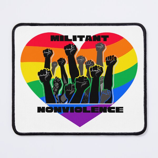 Item preview, Militant Nonviolence designed and sold by CheekyGrace.