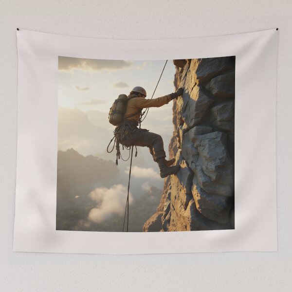 Item preview, In Life and Climbing, Trust is Our Lifeline; Trusting the Line: A Leap of Faith designed and sold by Creative-RE.