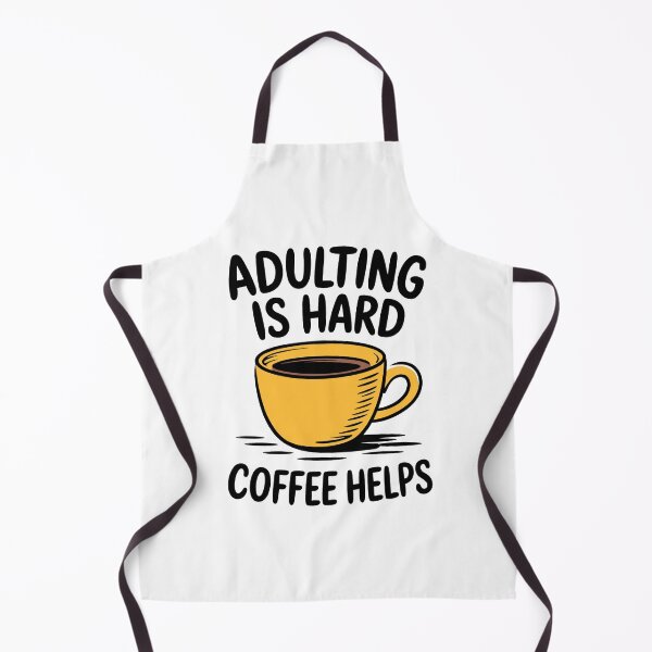 Item preview, Adulting Is Hard Coffee Helps Funny Caffeine Lovers Quote designed and sold by Altered Pixels.