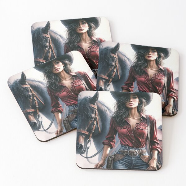 Item preview, Cowboy Girl and Her Horse designed and sold by M-Y-A-R-T-.